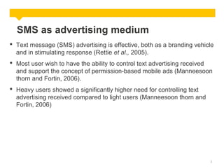Text Advertising Mobile Advertising: A Review | PPT