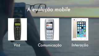 A evolução mobile
   

Voz

Comunicação

Interação

 