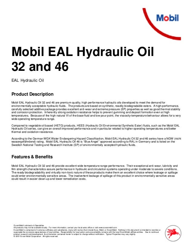 Mobil eal hydraulic oil 32_46 Liên hệ Mr Tùng 0987 988 407 www
