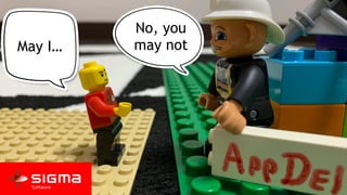 May I…
No, you
may not
 