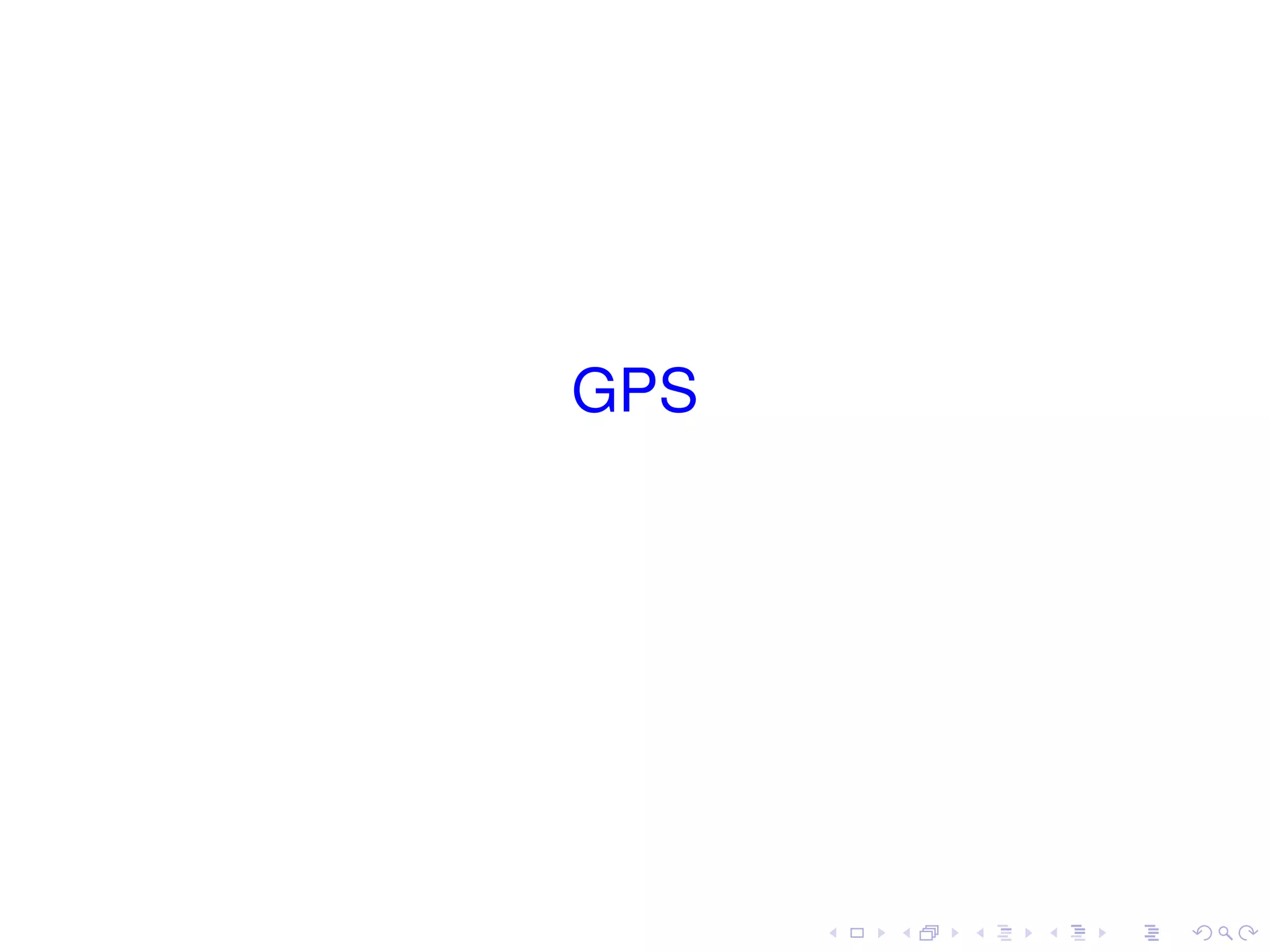 GPS
 