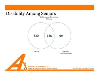 Disability Among Seniors
 