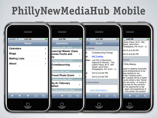 PhillyNewMediaHub Mobile
 
