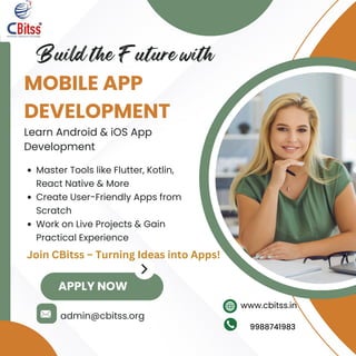Mobile App Development Course | Build Android & iOS Apps | PDF
