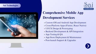 Professional Mobile App Development Services – Sai Technologies | PDF