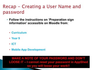 Mobile app development lesson 5 | PPTX