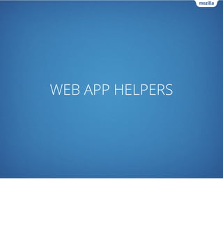 WEB APP HELPERS
 