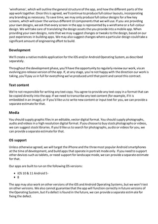 Mobile app development agreement february 18 2020 | DOCX