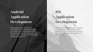Mobile app development company india ppt | PPTX
