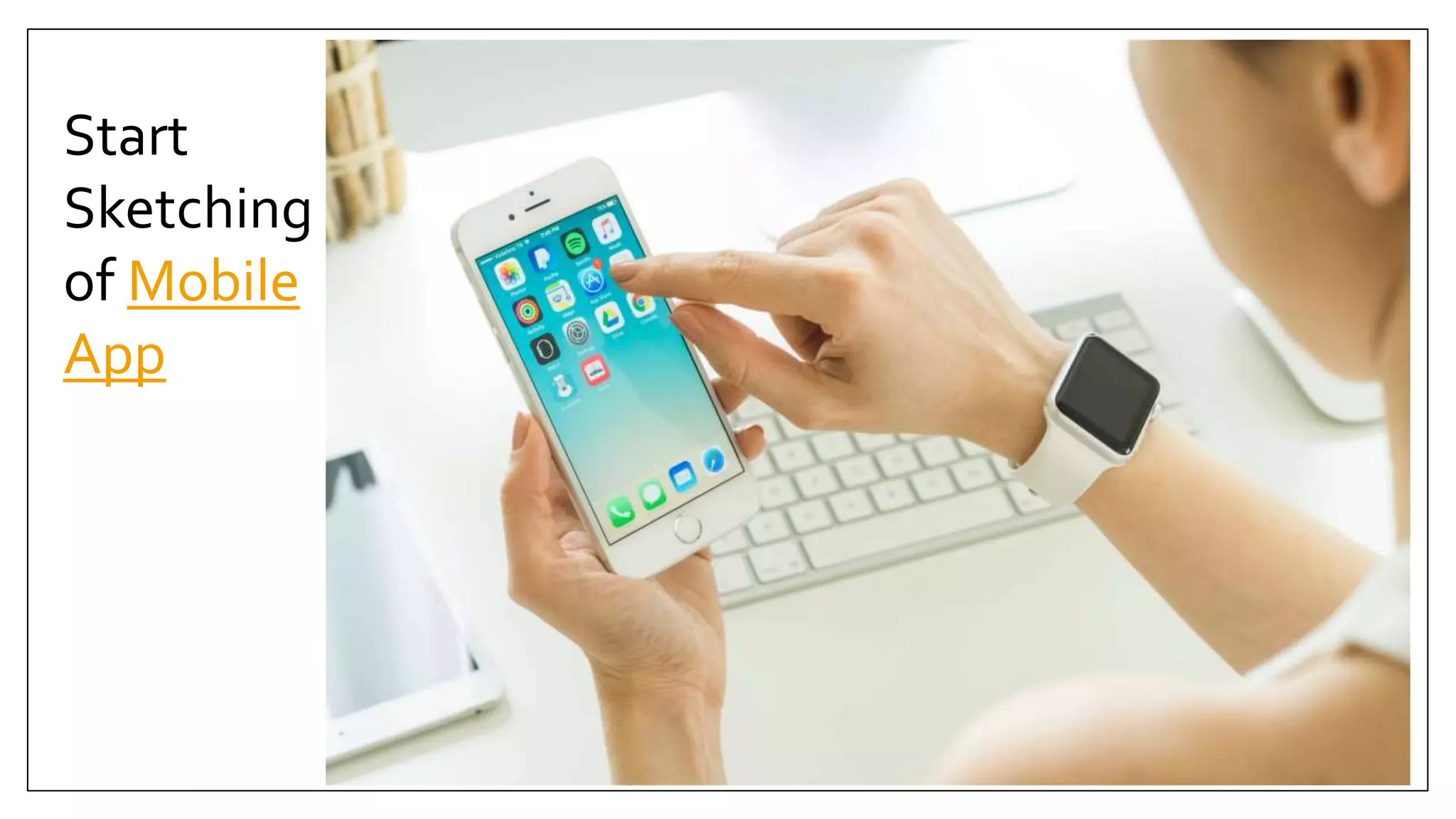 Start
Sketching
of Mobile
App