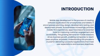 Mobile App Development Process explained step by step | PDF