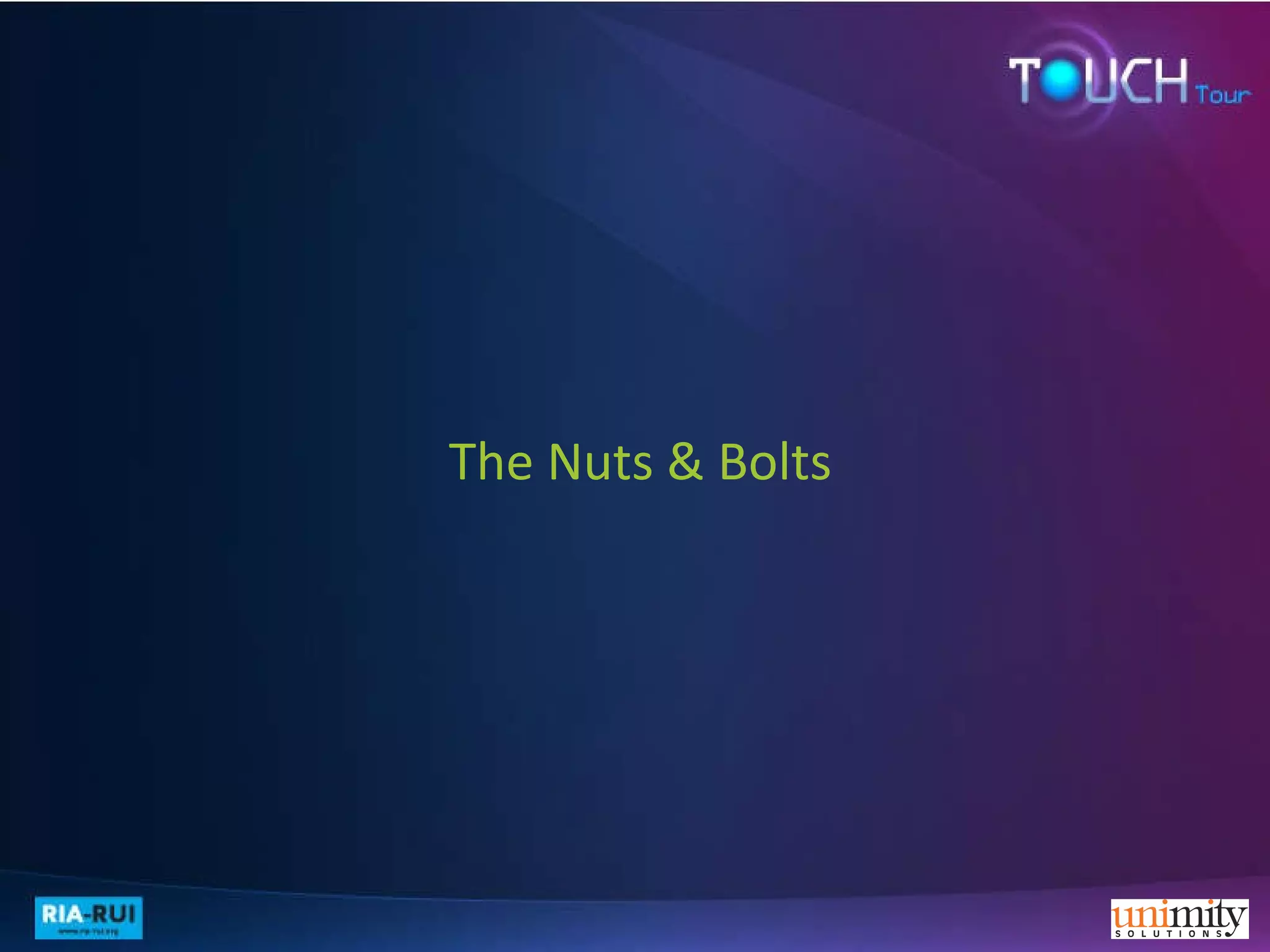 The Nuts & Bolts 