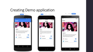 Creating Demo application
 