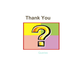 Thank You
Queries
 