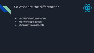Mobile application development React Native - Tidepool Labs | PDF
