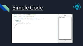 Mobile application development React Native - Tidepool Labs | PDF