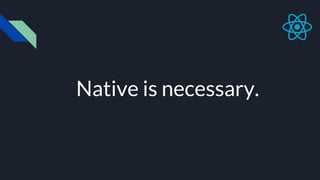 Mobile application development React Native - Tidepool Labs | PDF