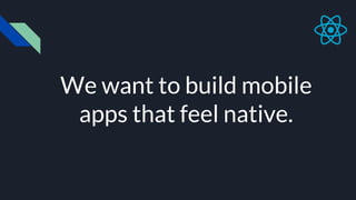 Mobile application development React Native - Tidepool Labs | PDF