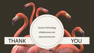 THANK
Xiconet Technology​
info@xiconet.com
www.xiconet.com
YOU
 