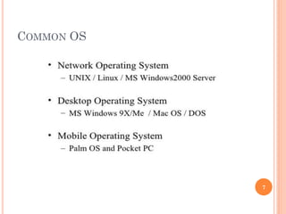 COMMON OS
7
 