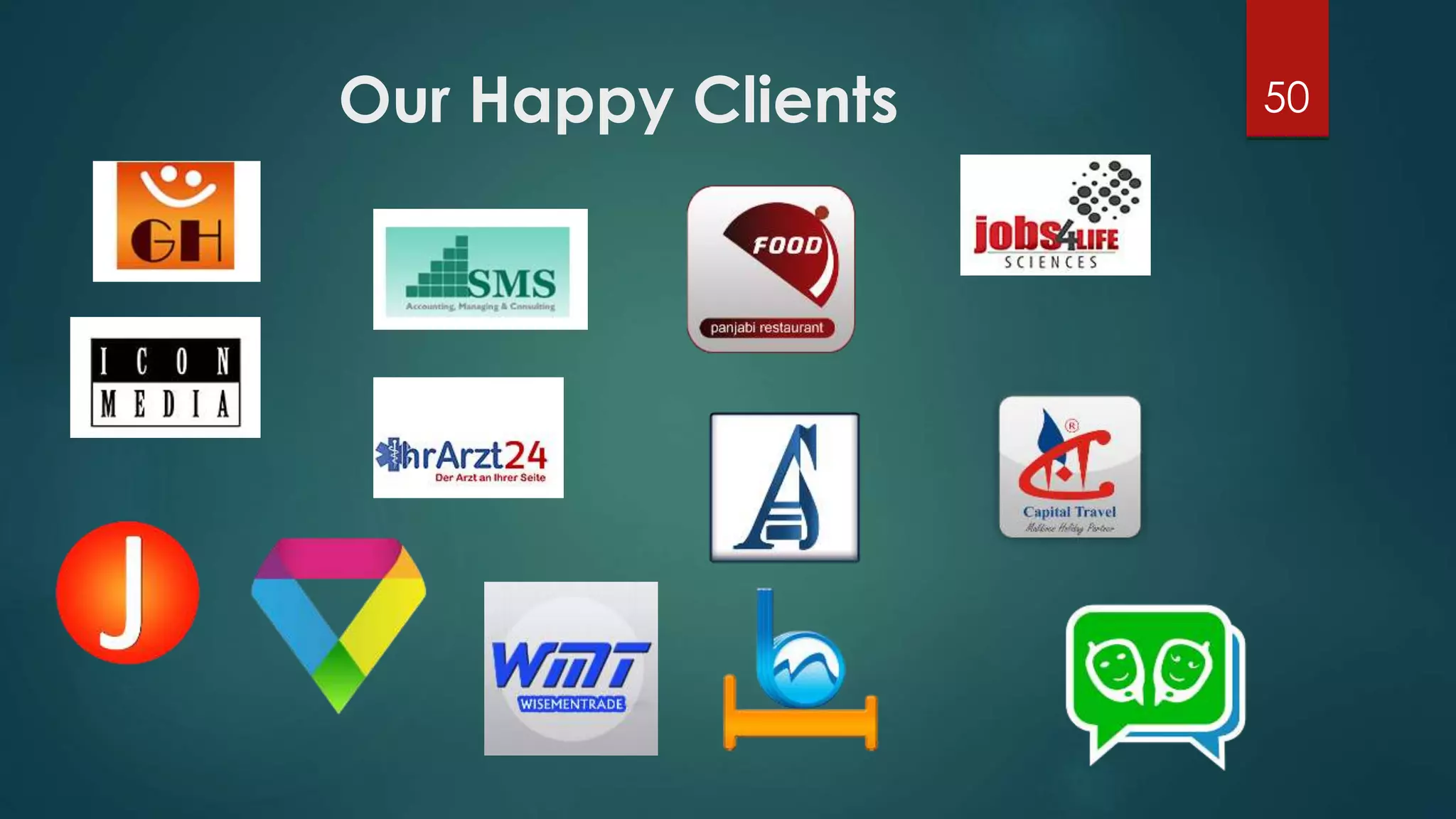 Our Happy Clients 50 
 