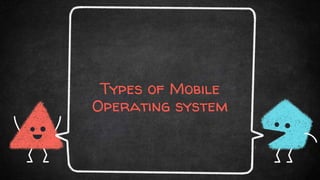 Types of Mobile
Operating system
 