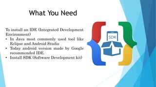 Mobile Application Development Using Java | PPT