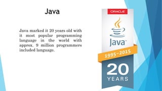 Mobile Application Development Using Java | PPT
