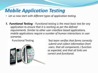 Basic Guide For Mobile Application Testing | PPTX