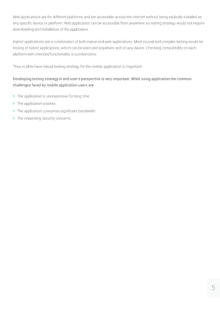 Mobile Application Testing - White Paper | PDF