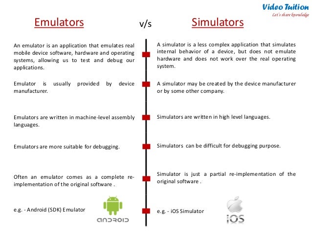 iOS Emulators Vs iOS Simulators Archives