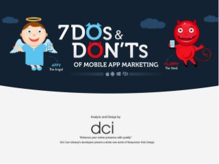 7 Dos and Don'ts of Mobile App Marketing - Infographic