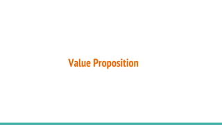Value Proposition
 