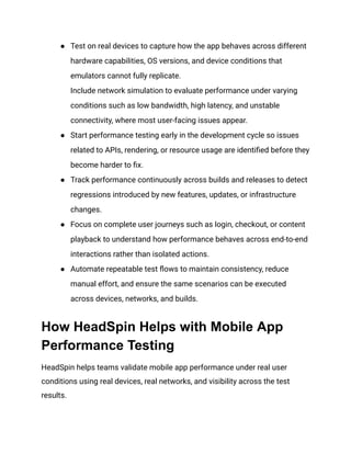 Mobile App Performance Testing_ A Complete Step-by-Step Guide (2026) | PDF