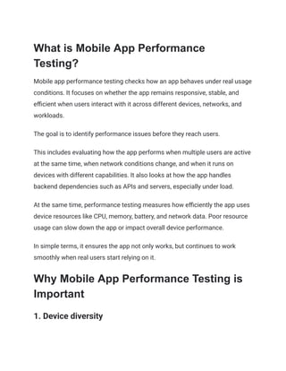 Mobile App Performance Testing_ A Complete Step-by-Step Guide (2026) | PDF