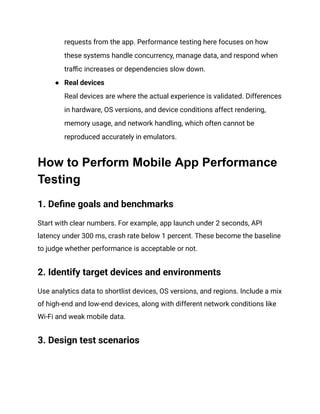 Mobile App Performance Testing_ A Complete Step-by-Step Guide (2026) | PDF