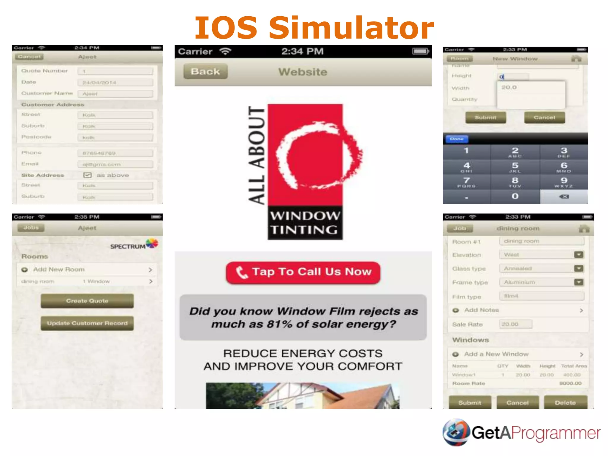 IOS Simulator
 