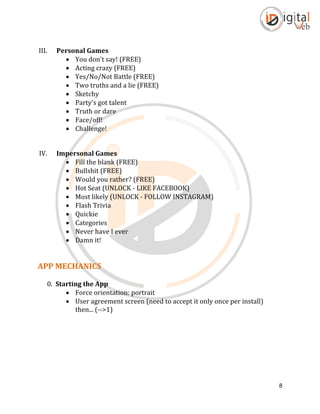 Mobile app proposal | PDF