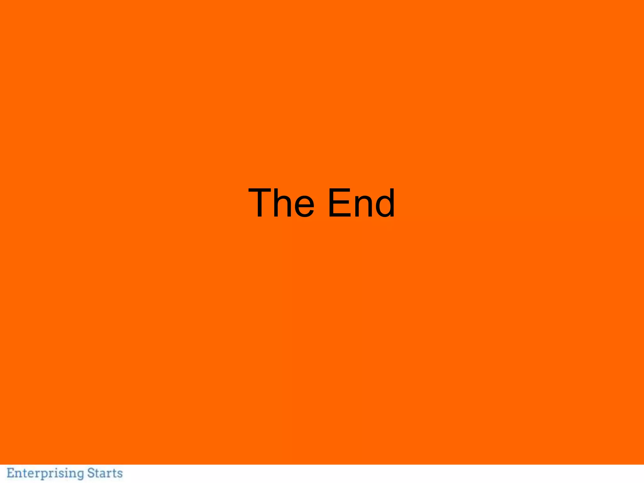 The End
 