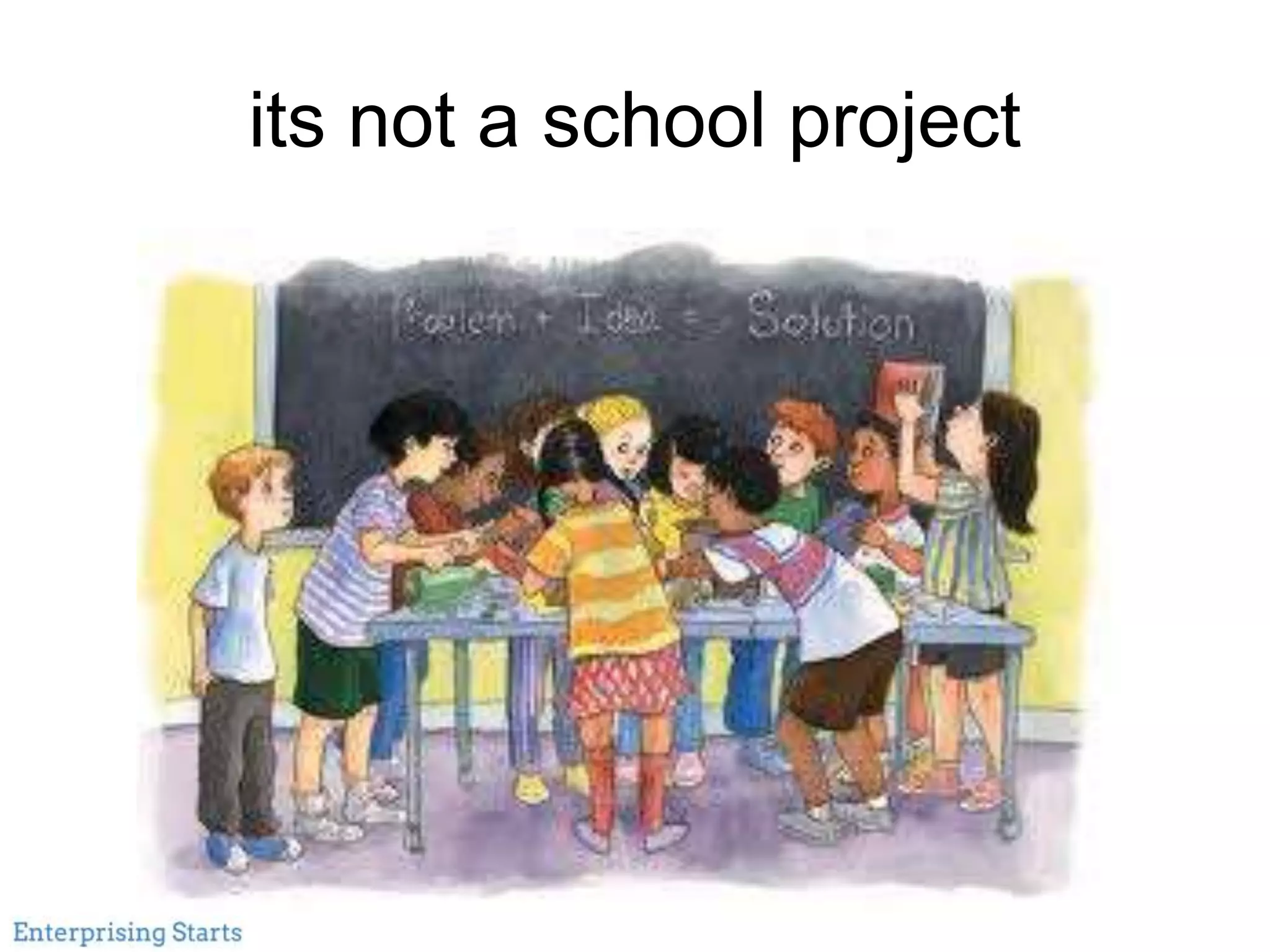 its not a school project
 