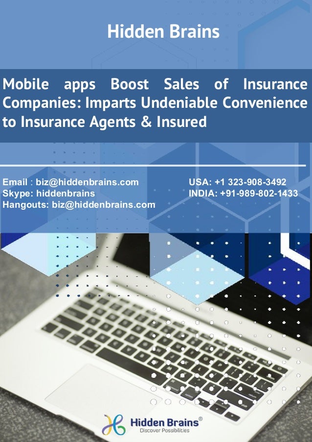 mobile apps development for insurance companies &amp; agents