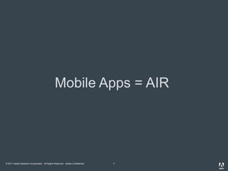 Mobile Apps = AIR7