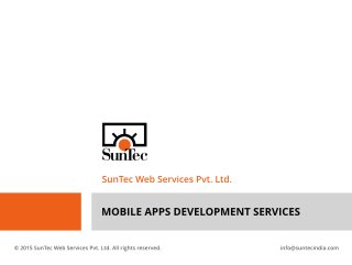Mobile Apps Development Services