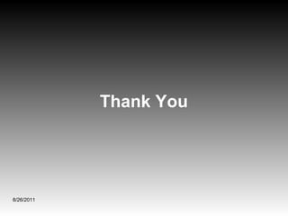 8/26/2011 Thank You 