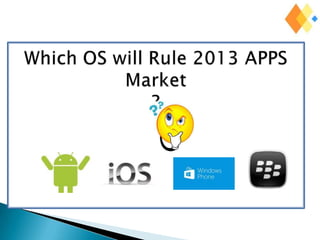 Mobile apps downloaded by OS
