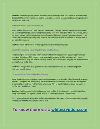Mobile app security | PDF