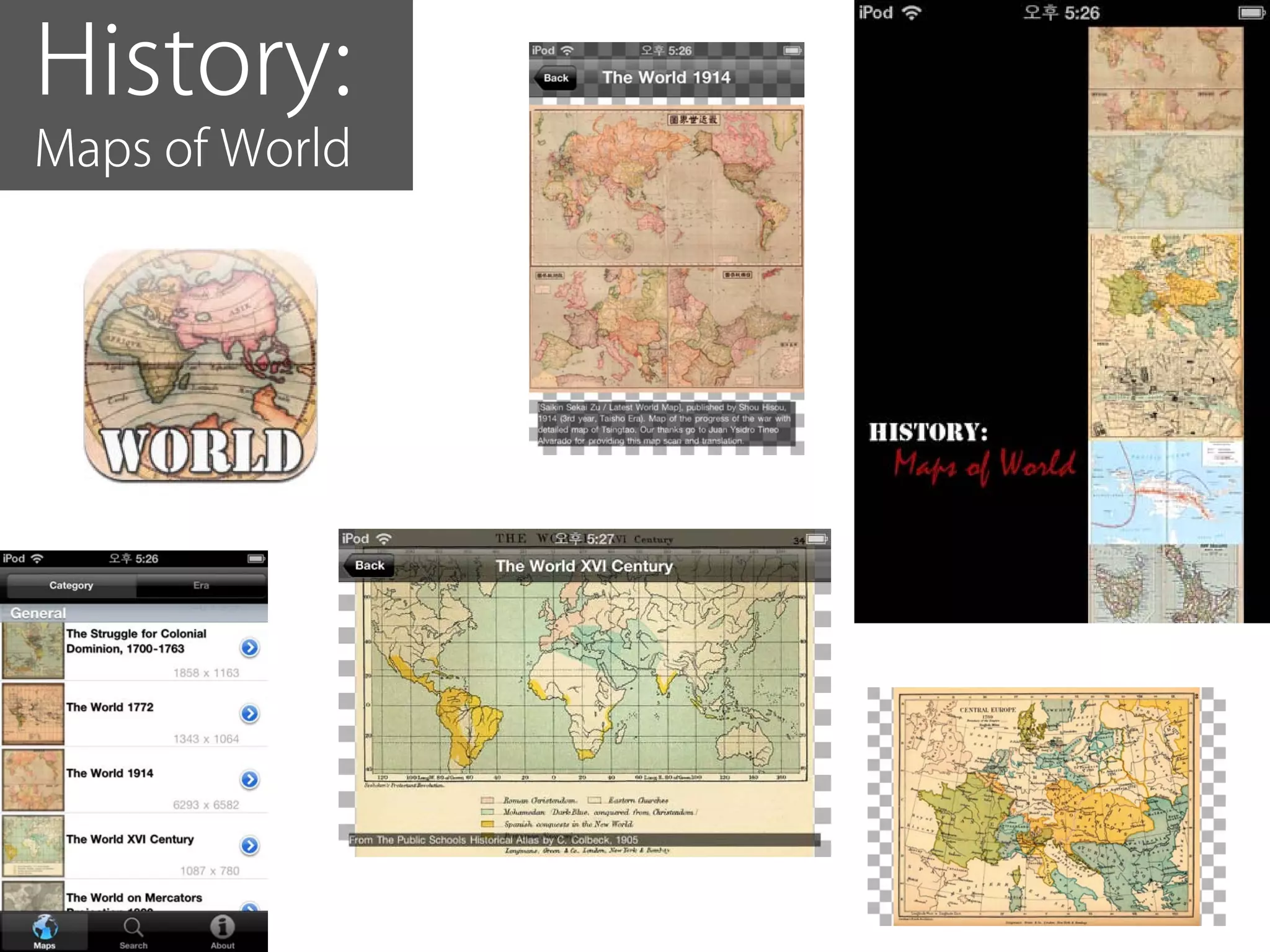 History:
Maps of World
 