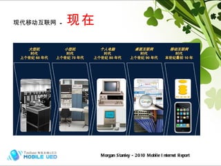 现代移动互联网  -  现在 Morgan Stanley - 2010 Mobile Internet Report 
