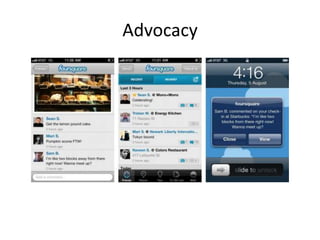 Advocacy
 