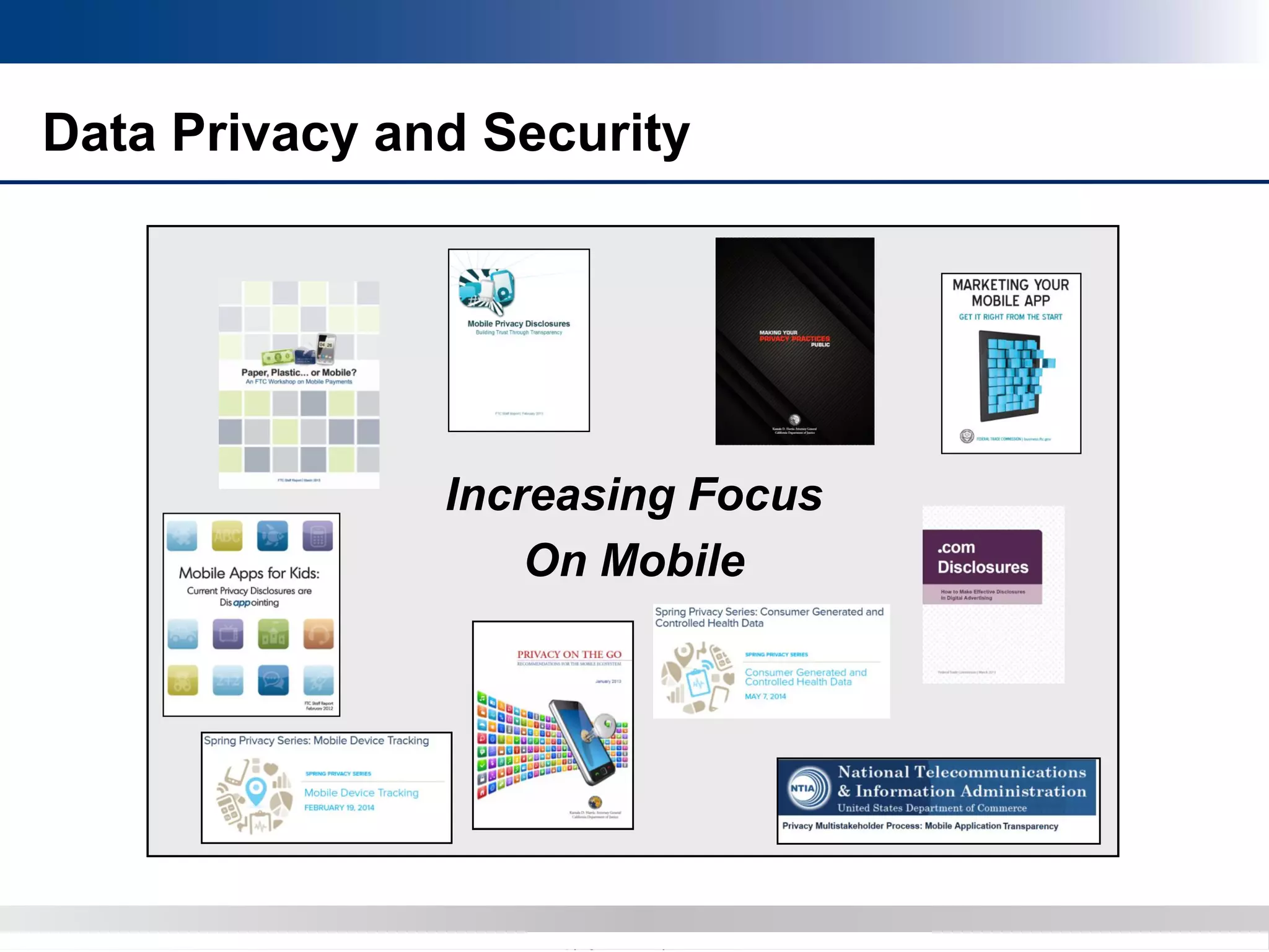 Copyright 2012 Bryan CaveCopyright 2013 BryanCave LLP
Increasing Focus
On Mobile
Data Privacy and Security
 